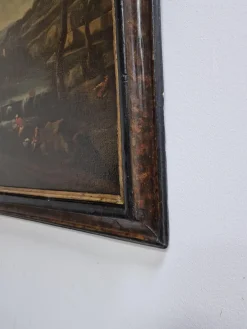 Flämischer Schulkünstler, Figuren, 1600er, Öl auf Leinwand, Gerahmt