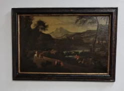 Flämischer Schulkünstler, Figuren, 1600er, Öl auf Leinwand, Gerahmt