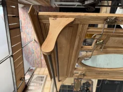 Flurgarderobe aus Eiche, frühes 20. Jh
