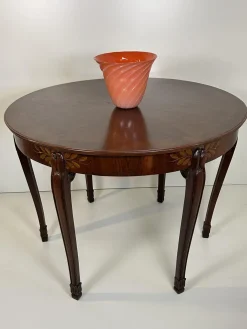 Fünfbeiniger Jugendstil Tisch mit Papageien, 1890er