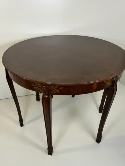 Fünfbeiniger Jugendstil Tisch mit Papageien, 1890er