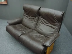 Follow Me Ledersofa von Otto Zapf für Knoll International, 1970er