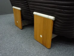 Follow Me Ledersofa von Otto Zapf für Knoll International, 1970er