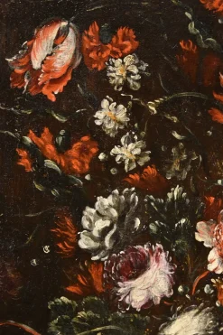 Francesca Volò Smiller detta Vincenzina, Blumenstillleben, 1680, Öl auf Leinwand