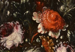 Francesca Volò Smiller detta Vincenzina, Blumenstillleben, 1680, Öl auf Leinwand