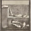 Francesco Cepparoli, Antike Römische Fresco Herculaneum, Radierung, 18. Jh