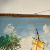 Francesco Paolo Cardinale, Puppentheater Kulisse, 1940er, Öl auf Leinwand