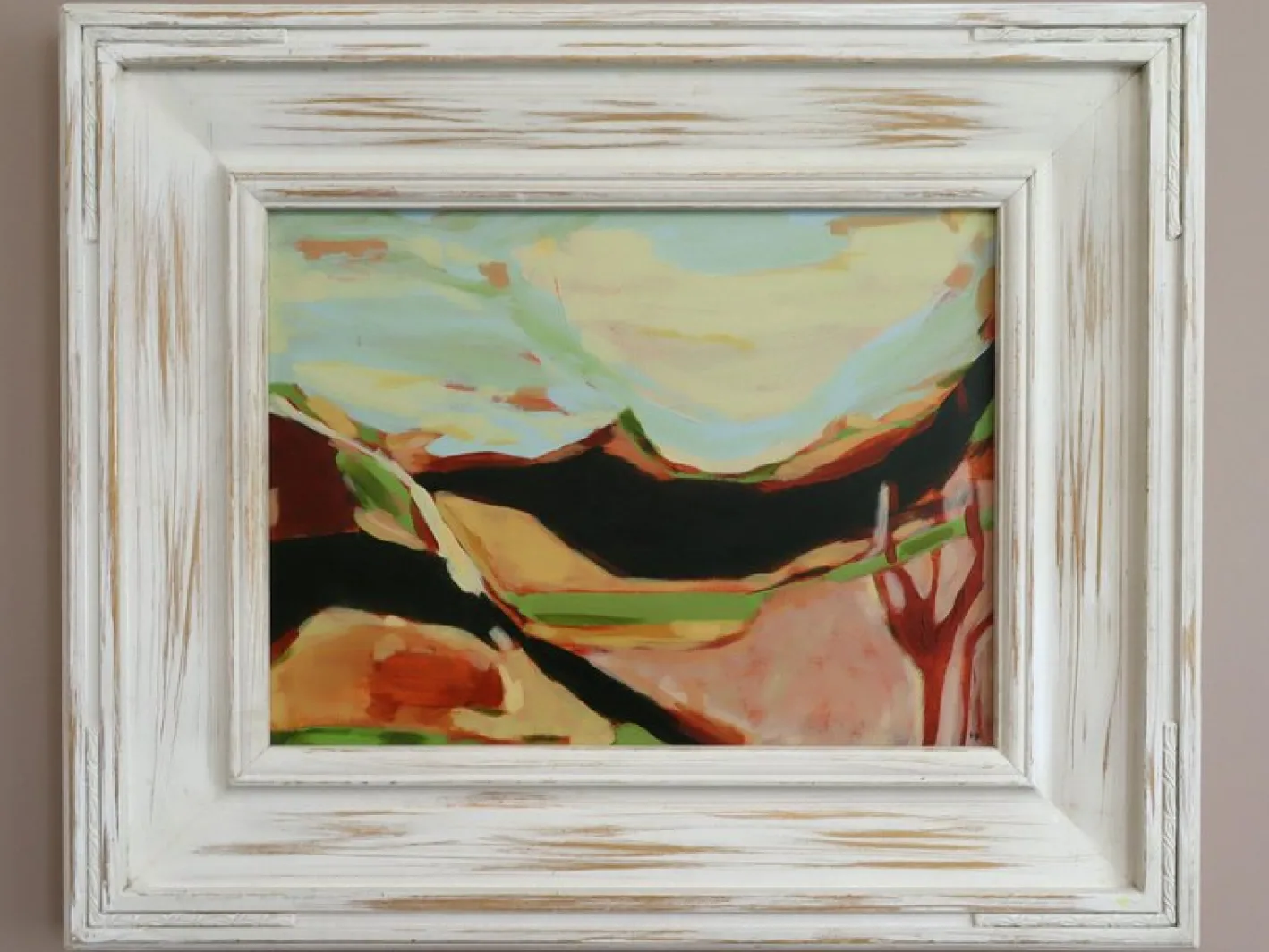 Frances Daws, Fleeting Glances, Gemälde, gerahmt
