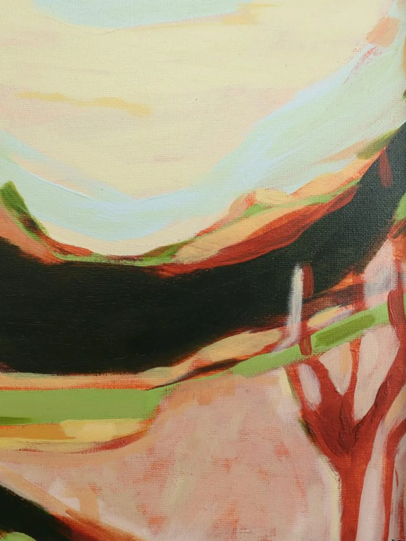 Frances Daws, Fleeting Glances, Gemälde, gerahmt