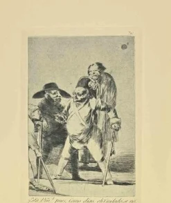 Francisco Goya, Esta usted...pues.., Radierung, 1881
