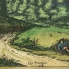 Franz Hogenberg, Antike Ansicht von Windsor, Radierung, 17. Jh., Gerahmt