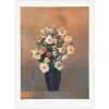 Franz Schlitz, Bouquet in a Black Vase, 1985, Lithographie