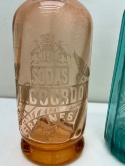 Französische Art Deco Soda Siphons, 1920er, 2er Set