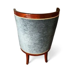 Französische Empire Barrel Stühle, 1800er, 2er Set