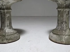 Französische Hocker oder Beistelltische aus Gussbeton, 1970er, 4er Set