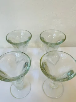 Französische Jugendstil Absinth Gläser, 1920er, 6er Set