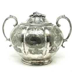 Französische Jugendstil Zuckerdose von Armand Frenais, Frühes 20. Jh