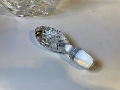 Französische Karaffe aus geschliffenem Kristallglas von Cristal De Lorraine, 1950er