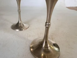 Französische Kelche aus versilbertem Metall, Frankreich, 1960er, 2er Set