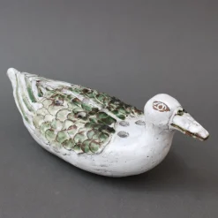 Französische Keramik Vase in Enten-Optik von Albert Thiry, 1994
