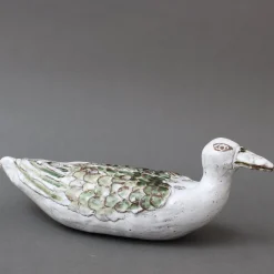 Französische Keramik Vase in Enten-Optik von Albert Thiry, 1994