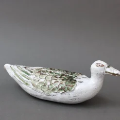 Französische Keramik Vase in Enten-Optik von Albert Thiry, 1994