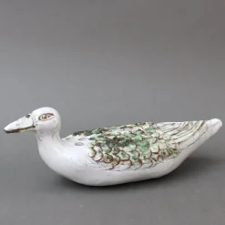 Französische Keramik Vase in Enten-Optik von Albert Thiry, 1994
