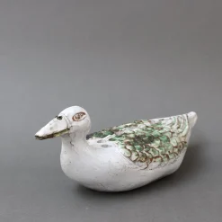 Französische Keramik Vase in Enten-Optik von Albert Thiry, 1994