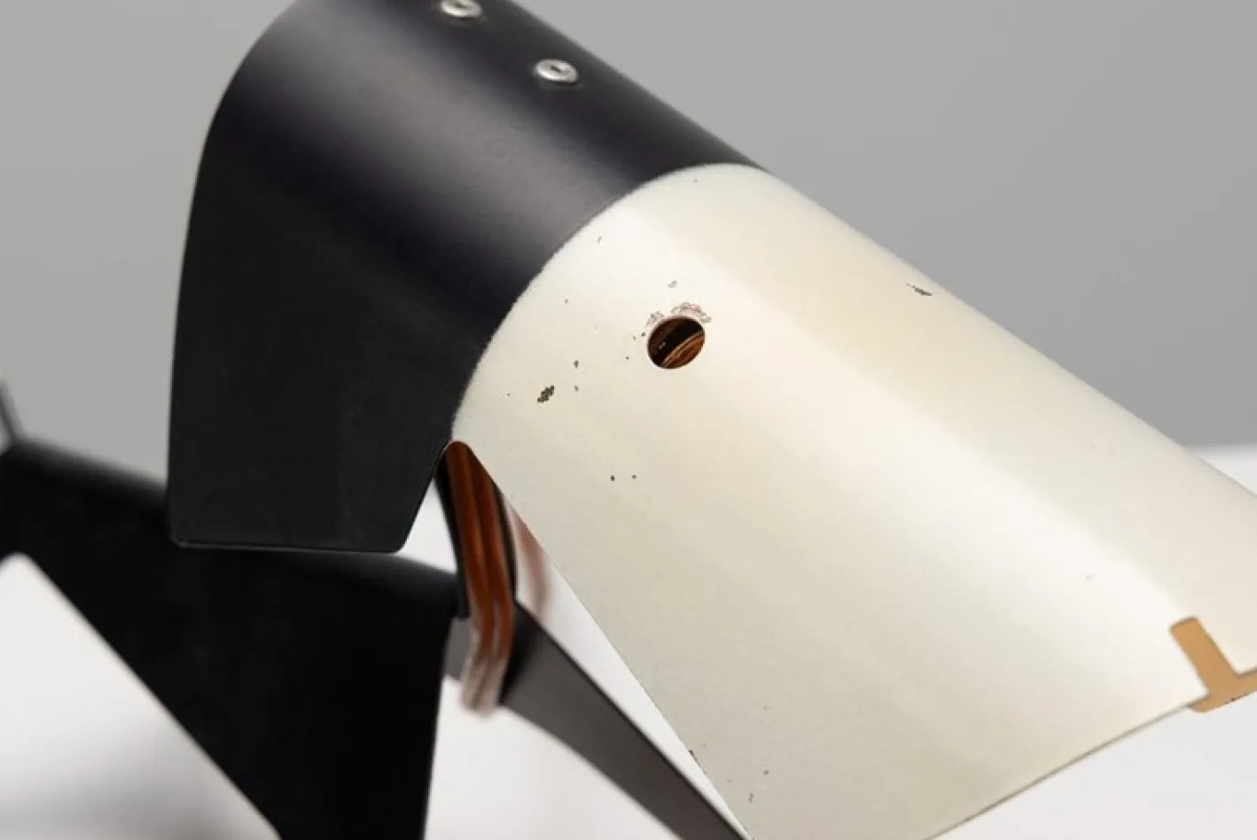 Französische Lampe in Hunde-Optik von Jean Boris Lacroix für Disderot, 1950