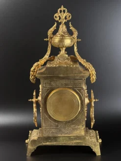 Französische Louis XV Kaminuhr von AD Mougin, Spätes 19. Jh