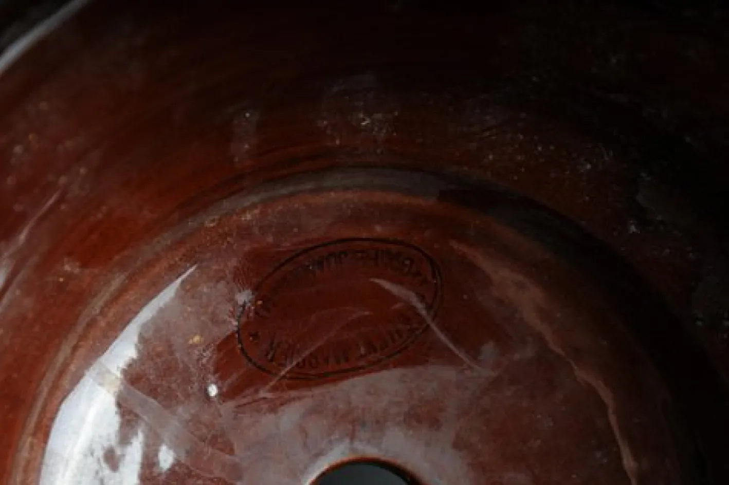 Französische Majolika Blumenvase von Clement Massier