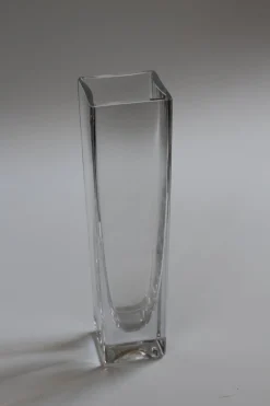 Französische Mid-Century Kristallvase von Bayel