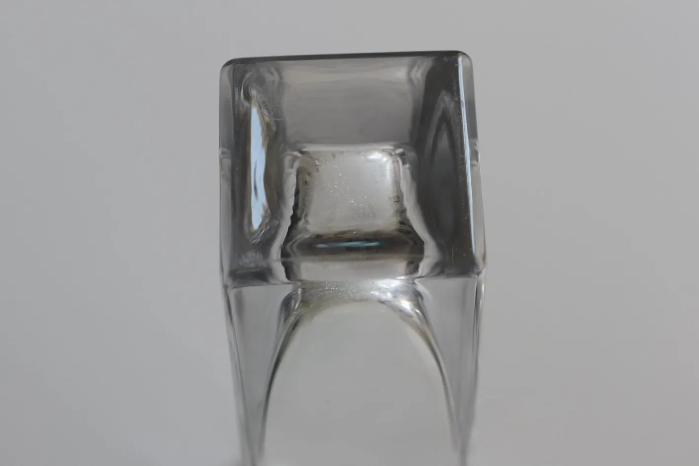 Französische Mid-Century Kristallvase von Bayel