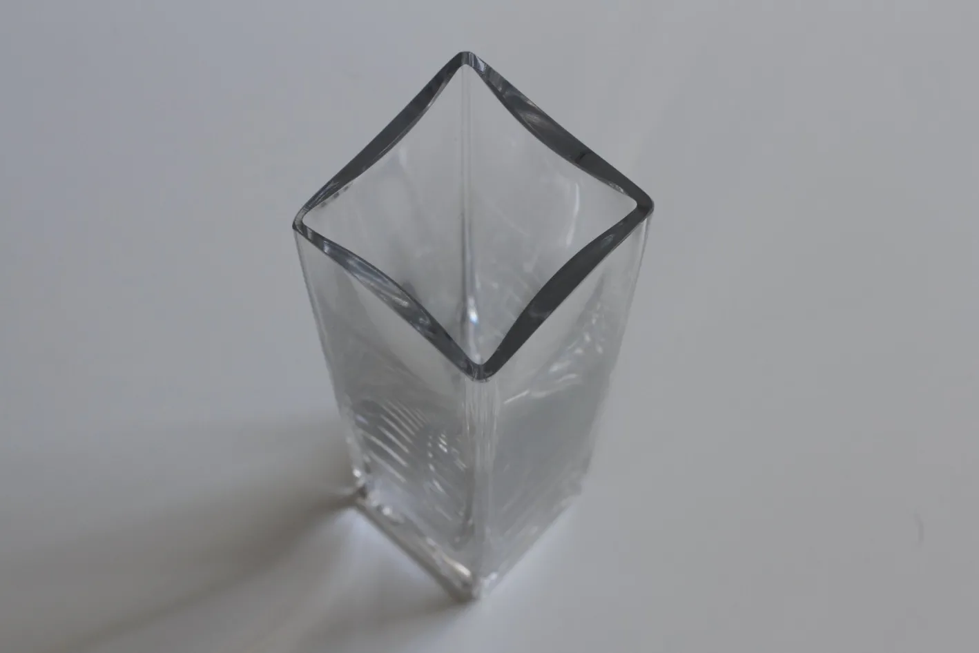 Französische Mid-Century Kristallvase von Bayel