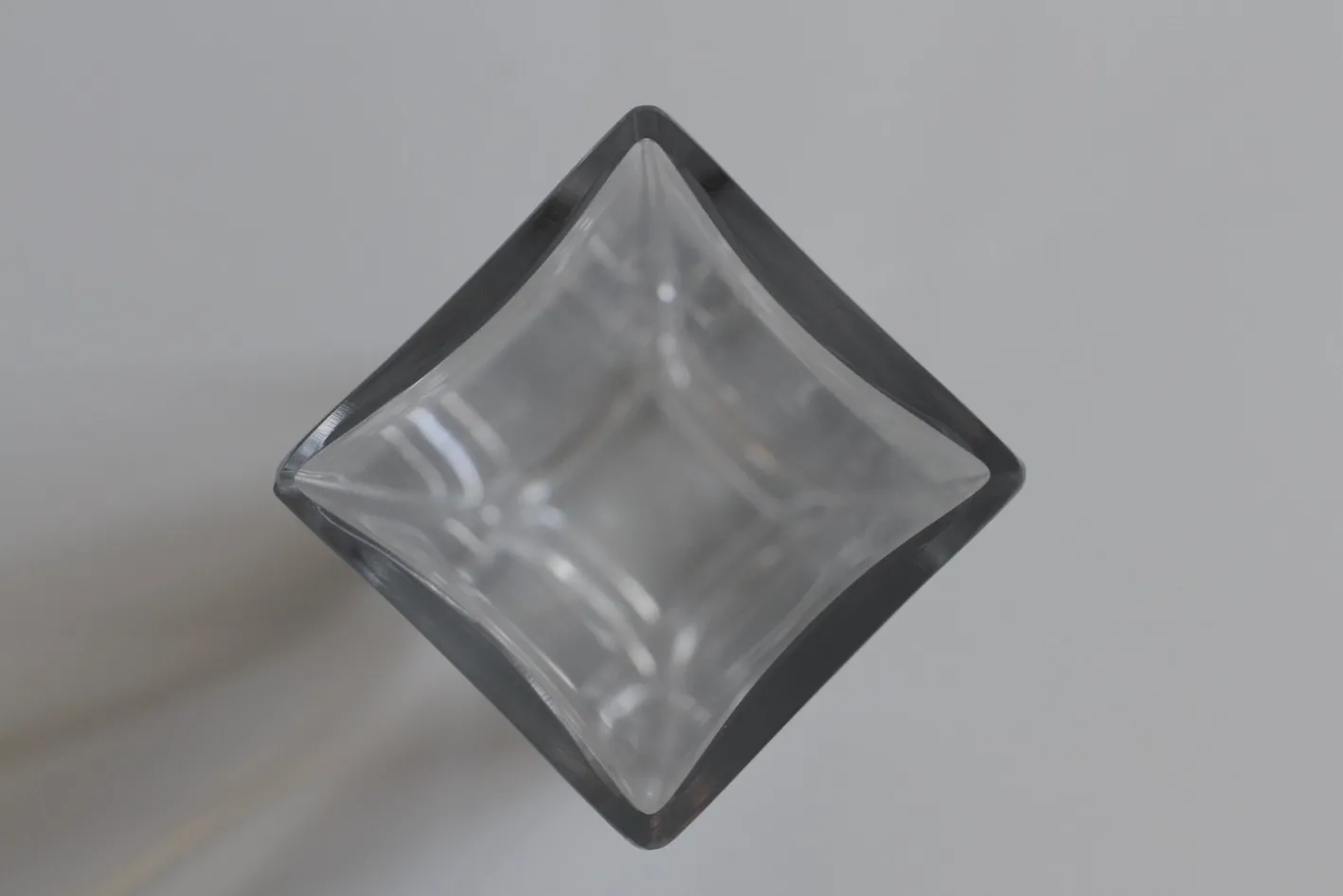 Französische Mid-Century Kristallvase von Bayel