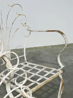 Französische Peacock Gartenstühle, 1950er, 6er Set