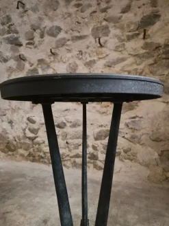 Französischer Art Deco Bistrotisch mit Rex Bakelit Tischplatte, 1940