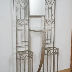 Französischer Art Deco Garderobenständer aus Schmiedeeisen, 1930