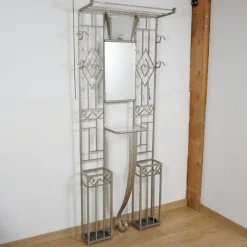 Französischer Art Deco Garderobenständer aus Schmiedeeisen, 1930