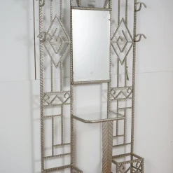 Französischer Art Deco Garderobenständer aus Schmiedeeisen, 1930