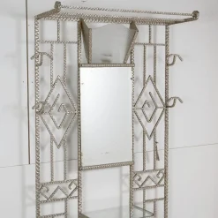 Französischer Art Deco Garderobenständer aus Schmiedeeisen, 1930