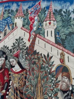 Französischer Jacquard-Wandteppich King Arthur Legend von Aubusson, 1990er Jahre