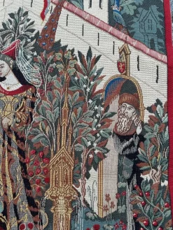 Französischer Jacquard-Wandteppich King Arthur Legend von Aubusson, 1990er Jahre