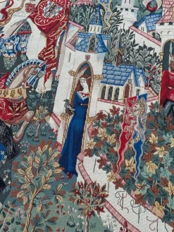 Französischer Jacquard-Wandteppich King Arthur Legend von Aubusson, 1990er Jahre