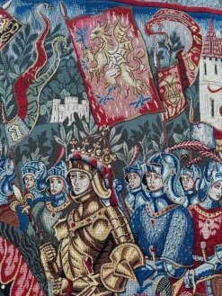 Französischer Jacquard-Wandteppich King Arthur Legend von Aubusson, 1990er Jahre