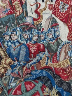 Französischer Jacquard-Wandteppich King Arthur Legend von Aubusson, 1990er Jahre