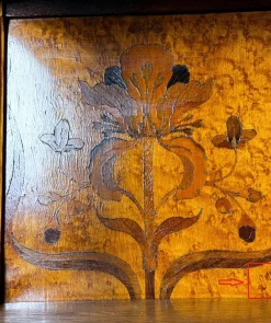 Französischer Jugendstil Nachttisch von Gallé Émile