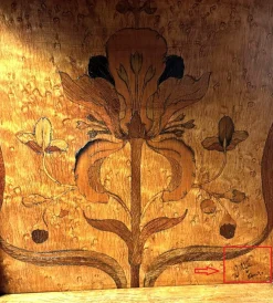 Französischer Jugendstil Nachttisch von Gallé Émile