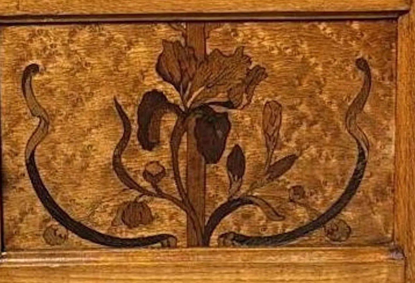 Französischer Jugendstil Nachttisch von Gallé Émile