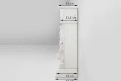 Französischer Kamin aus Carrara Marmor, 1950er